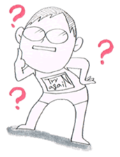 jog man Running Life sticker #6108360