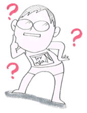 jog man Running Life sticker #6108360