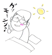 jog man Running Life sticker #6108368