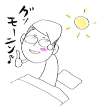 jog man Running Life sticker #6108368