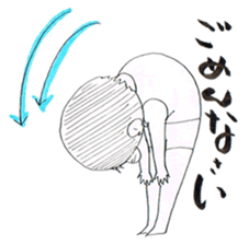 jog man Running Life sticker #6108375