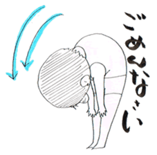 jog man Running Life sticker #6108375