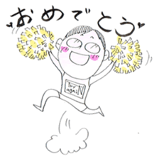 jog man Running Life sticker #6108376