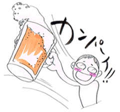 jog man Running Life sticker #6108380