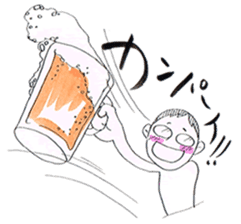 jog man Running Life sticker #6108380