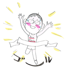 jog man Running Life sticker #6108382