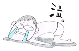 jog man Running Life sticker #6108388