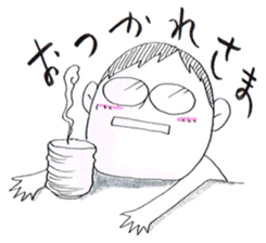 jog man Running Life sticker #6108395