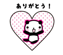 Thank you panda sticker #6109762