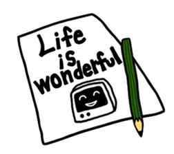 Retro TV Man sticker #6110088