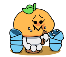 Strong-willed Orange Girl!! sticker #6111118