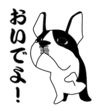 boss of the bostonterrier sticker #6111404