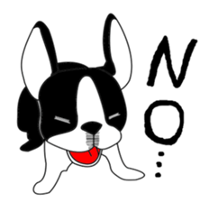 boss of the bostonterrier sticker #6111417