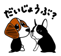 boss of the bostonterrier sticker #6111432