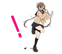 Wonderful high school girl Sticker sticker #6112777