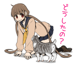 Wonderful high school girl Sticker sticker #6112781