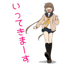 Wonderful high school girl Sticker sticker #6112784