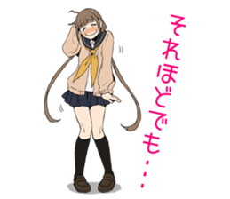 Wonderful high school girl Sticker sticker #6112800