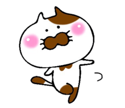 Consecutive pitching! Tabby cat sticker #6112931