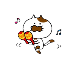 Consecutive pitching! Tabby cat sticker #6112941