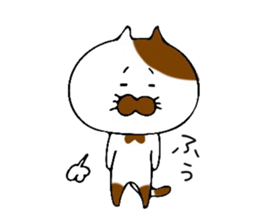 Consecutive pitching! Tabby cat sticker #6112963