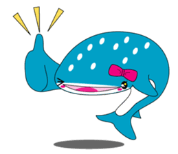 Cutie Whale shark sticker #6114074