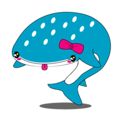 Cutie Whale shark sticker #6114075