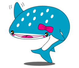 Cutie Whale shark sticker #6114076