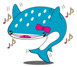 Cutie Whale shark sticker #6114082