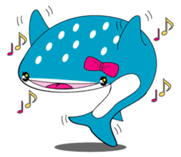 Cutie Whale shark sticker #6114082