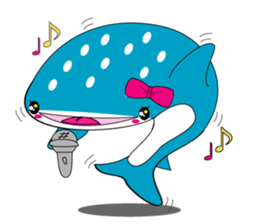 Cutie Whale shark sticker #6114083
