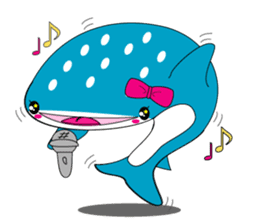 Cutie Whale shark sticker #6114083