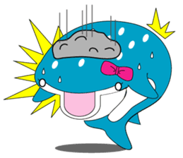 Cutie Whale shark sticker #6114086