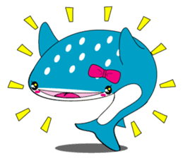 Cutie Whale shark sticker #6114088