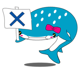Cutie Whale shark sticker #6114090
