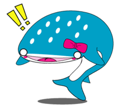 Cutie Whale shark sticker #6114091