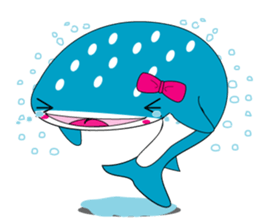 Cutie Whale shark sticker #6114092