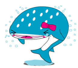 Cutie Whale shark sticker #6114092