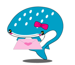 Cutie Whale shark sticker #6114094