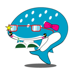 Cutie Whale shark sticker #6114095