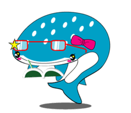 Cutie Whale shark sticker #6114095