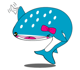 Cutie Whale shark sticker #6114096