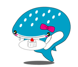 Cutie Whale shark sticker #6114097