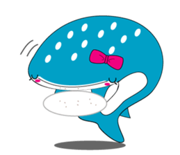 Cutie Whale shark sticker #6114098