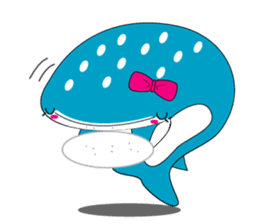 Cutie Whale shark sticker #6114098