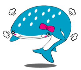 Cutie Whale shark sticker #6114099