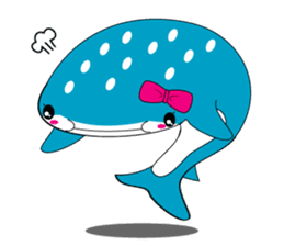Cutie Whale shark sticker #6114100