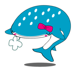 Cutie Whale shark sticker #6114101