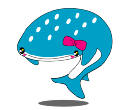 Cutie Whale shark sticker #6114102