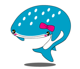 Cutie Whale shark sticker #6114102